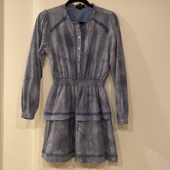 Tie die blue mini dress - Picture 2 of 7